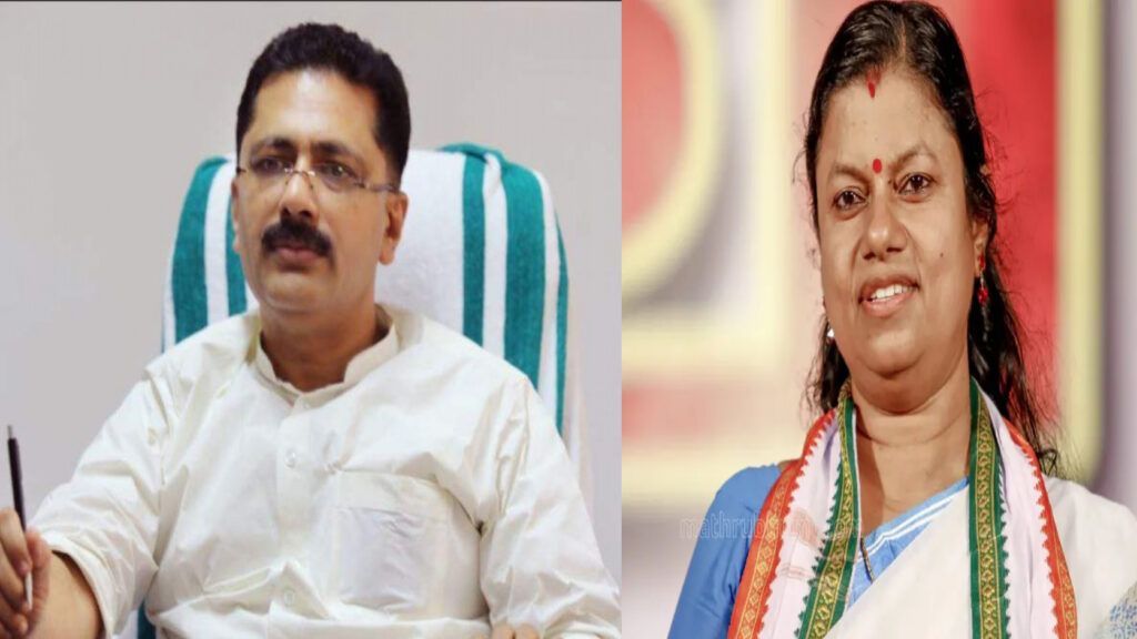 KT Jaleel And Minister Bindu Krishna Image